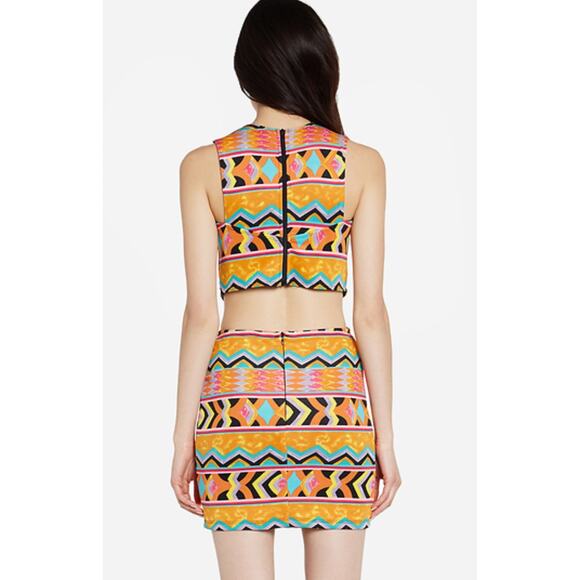 Lovers Friends Got A Body Scuba Neoprene Cutout Mini Dress S Small Bodycon - Picture 5 of 13